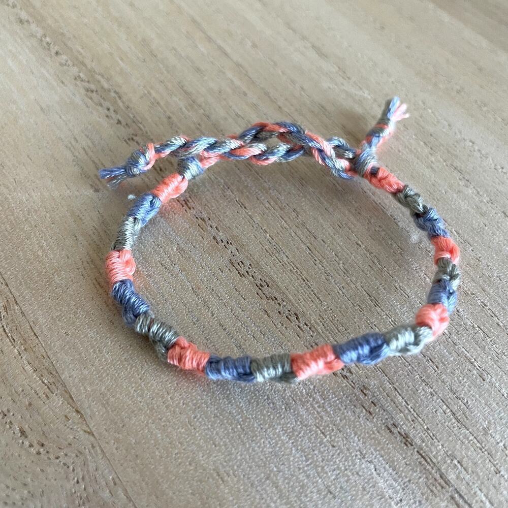Amaris Bracelet, anklet, trendy, comfortable, tie, embroidery thread, woven, gif